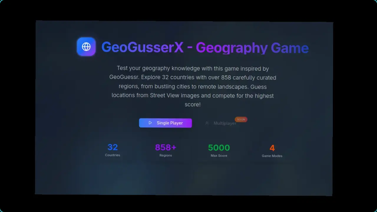GeoGusserX preview